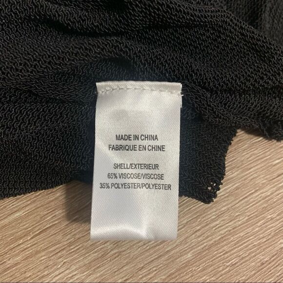 THEORY yetta sphere crossover drape knitted top - Picture 5 of 7